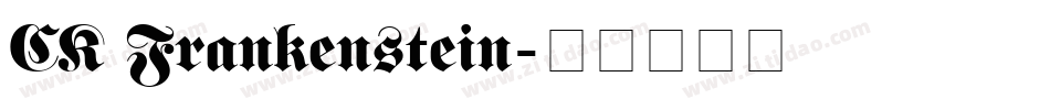 CK Frankenstein字体转换